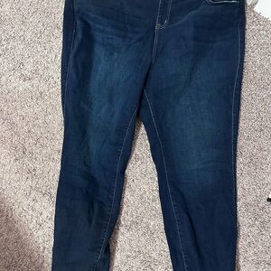 Torrid Dark Blue Lean Jeans